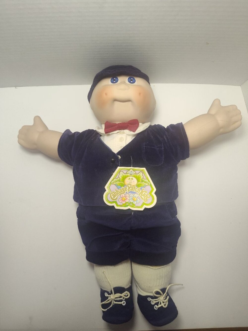 1984 Cabbage Patch Kids Jeffrey Nicholas Porcelain Doll #4884 COA 16"